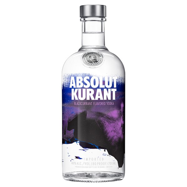 Absolut Kurant Wódka o smaku czarnej porzeczki 700 ml