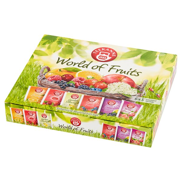 Teekanne World of Fruits Aromatyzowana mieszanka herbatek owocowych 70 g (6 x 5 torebek)