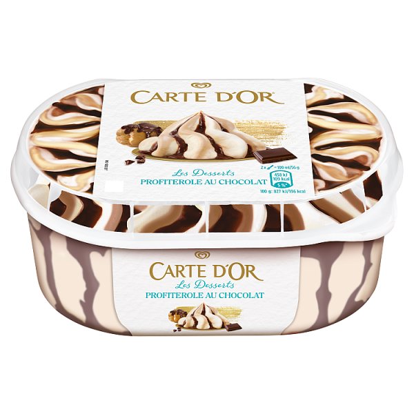 Carte D&#039;Or Les Desserts Profiterole au Chocolat Lody 900 ml