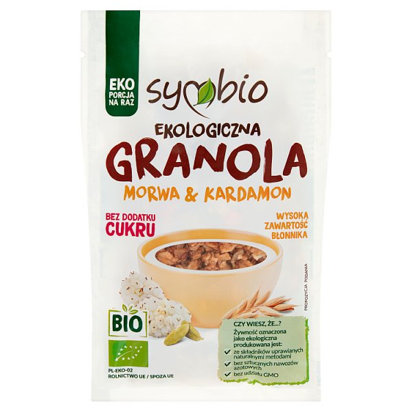 Symbio Granola morwa &amp; kardamon ekologiczna 50 g