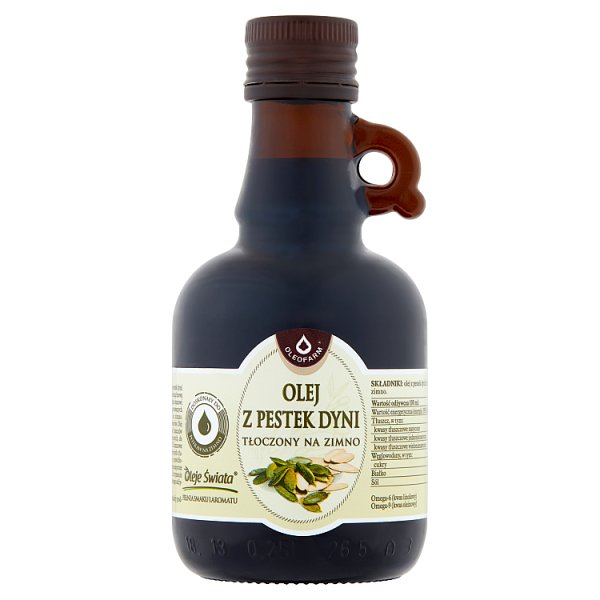 Oleofarm Olej z pestek dyni tłoczony na zimno 0,25 l
