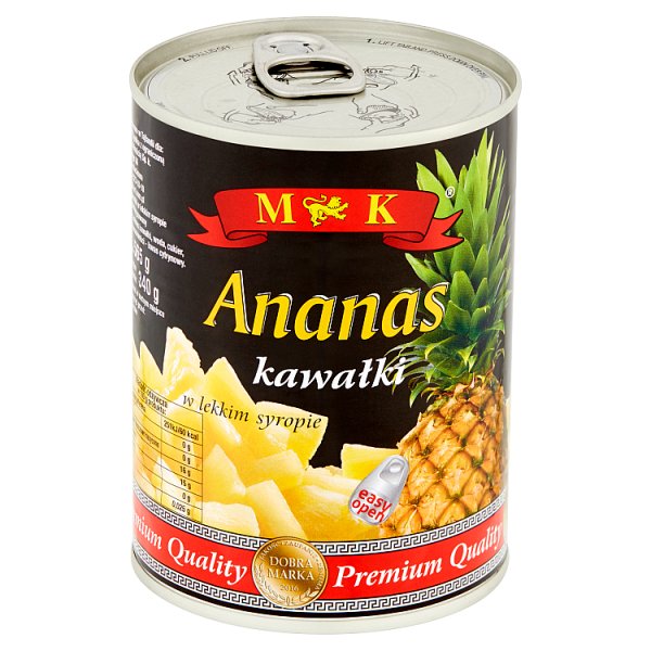 MK Ananas kawałki w lekkim syropie 565 g