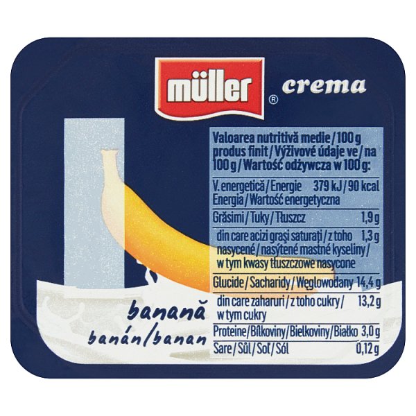 Müller Crema Jogurt banan 125 g
