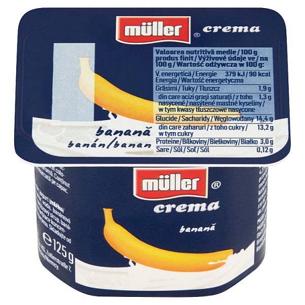 Müller Crema Jogurt banan 125 g