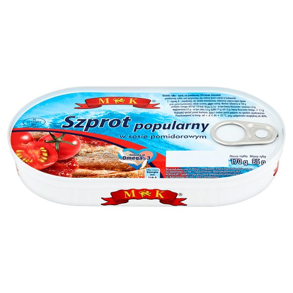 MK Szprot popularny w sosie pomidorowym 170 g