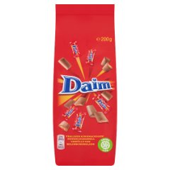 Daim Czekoladki mleczne z chrupiącym migdałowo-karmelowym środkiem 200 g