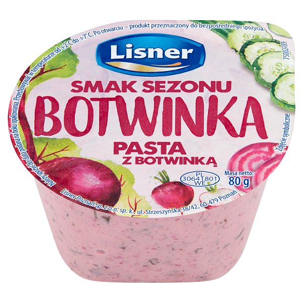 Lisner Smak Sezonu Botwinka Pasta z botwinką 80 g