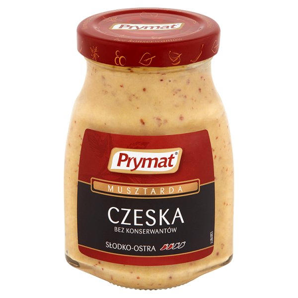 Prymat Musztarda czeska słodko-ostra 180 g