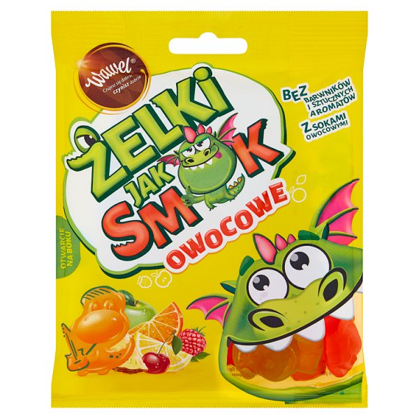 Wawel Żelki jak smok owocowe 100 g