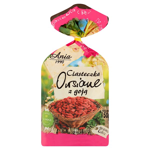 Ania Ciasteczka owsiane z goją 150 g