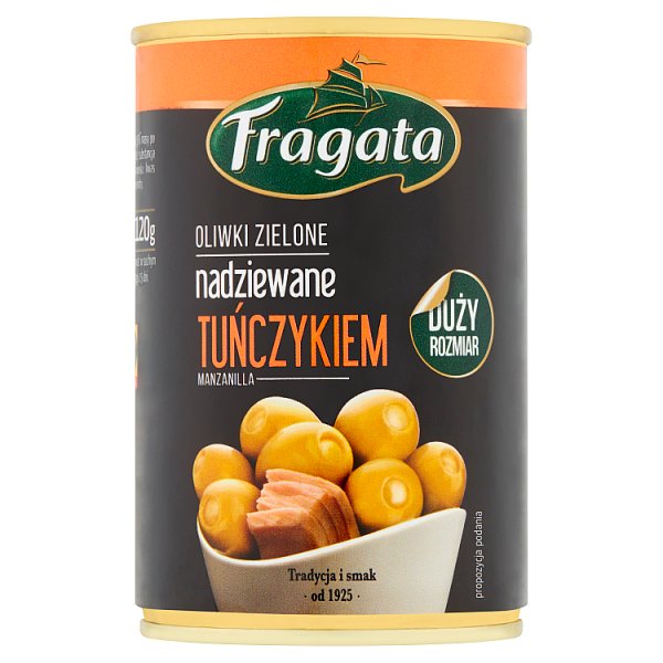 Fragata Oliwki zielone nadziewane tuńczykiem 300 g