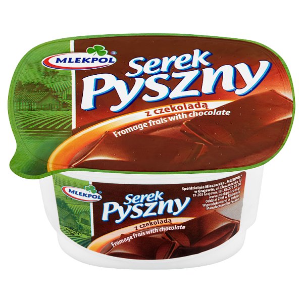 Mlekpol Pyszny Serek z czekoladą 140 g