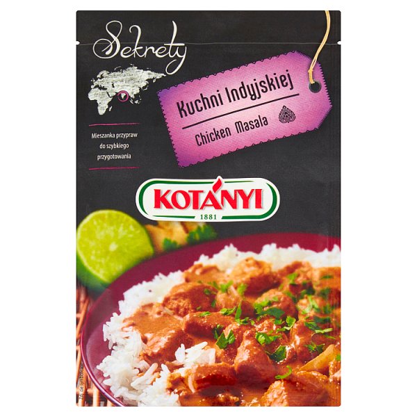 Kotányi Sekrety Kuchni Indyjskiej Chicken Masala Mieszanka przypraw 20 g