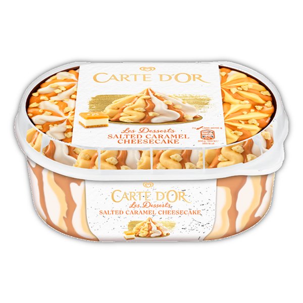 Carte D&#039;Or Les Desserts Salted Caramel Cheesecake Lody 900 ml