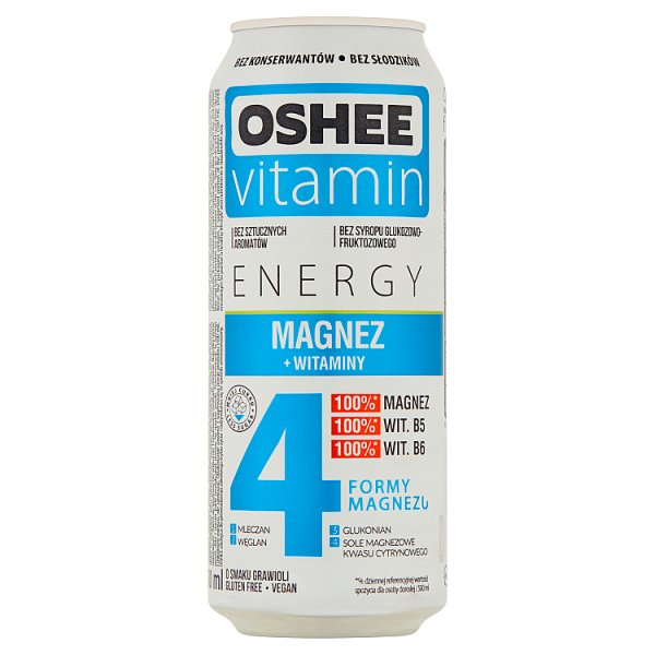 Oshee Vitamin Energy Napój gazowany o smaku grawioli 500 ml