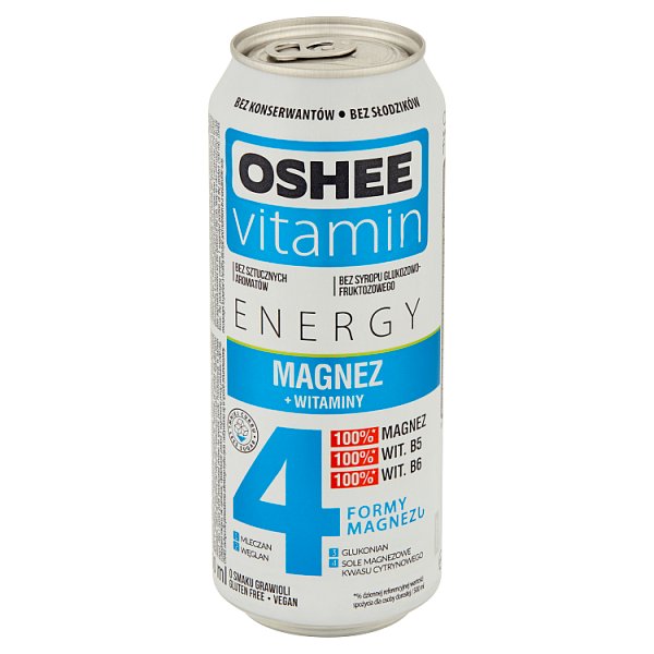 Oshee Vitamin Energy Napój gazowany o smaku grawioli 500 ml