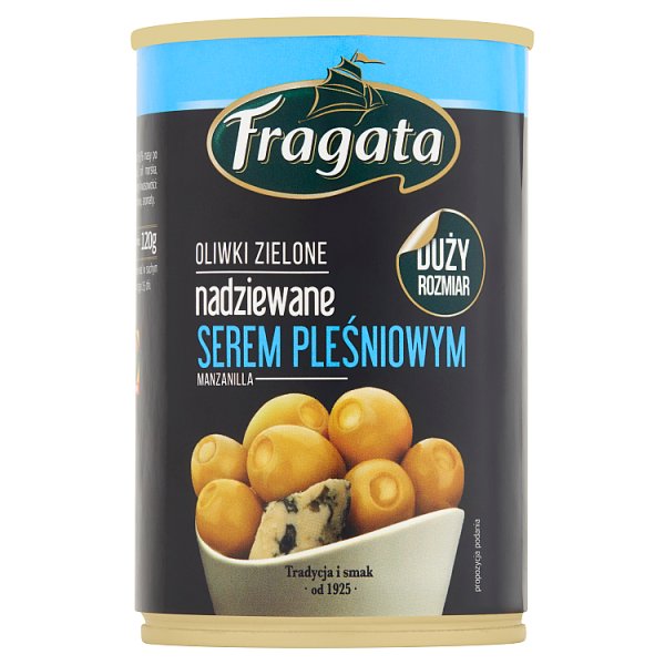 Fragata Oliwki zielone nadziewane serem pleśniowym 300 g