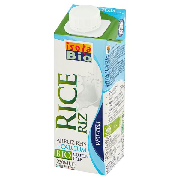 Isola Bio Napój ryżowy z wapniem Bio 250 ml