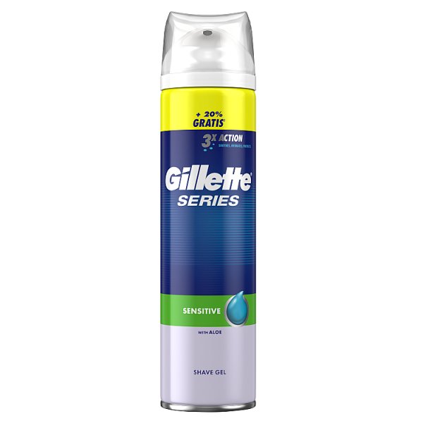 Gillette Series Sensitive Żel do golenia dla mężczyzn 240 ml