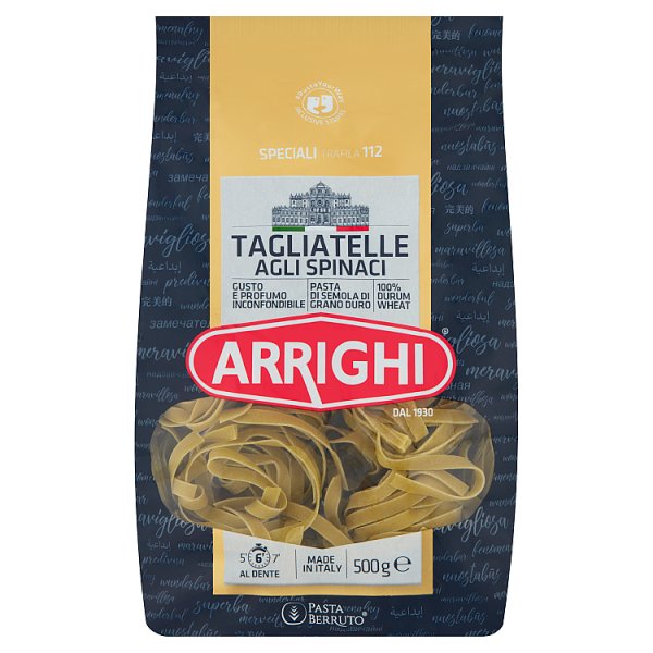 Arrighi Makaron tagliatelle agli spinaci 500 g