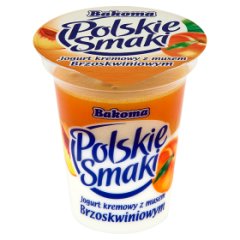 Bakoma Polskie Smaki Jogurt kremowy z musem brzoskwiniowym 120 g