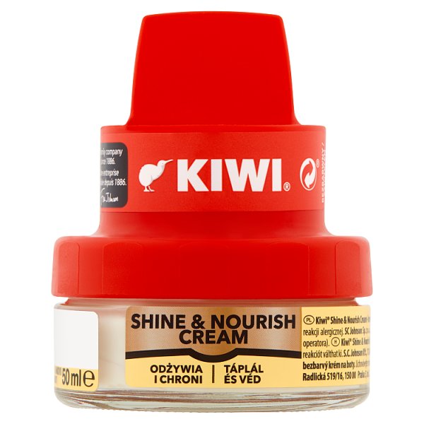 Kiwi Shine &amp; Nourish Cream Krem do obuwia bezbarwny 50 ml