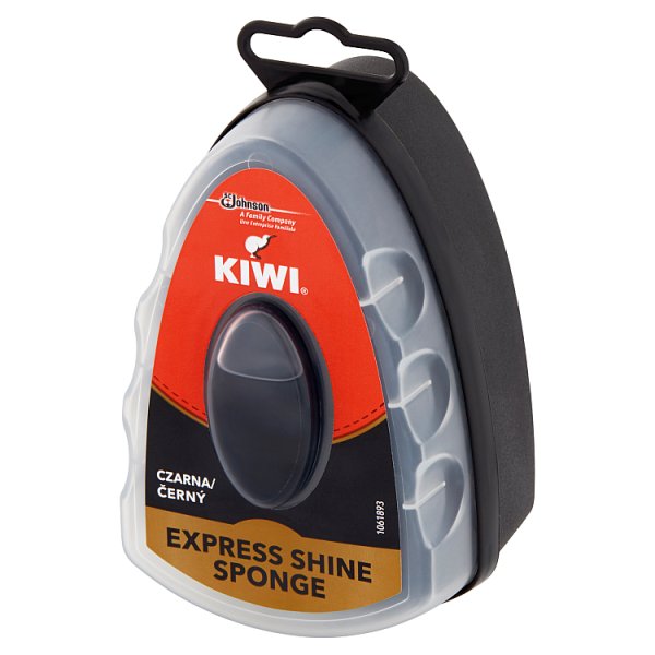Kiwi Express Shine Gąbka nabłyszczająca do obuwia czarna 7 ml