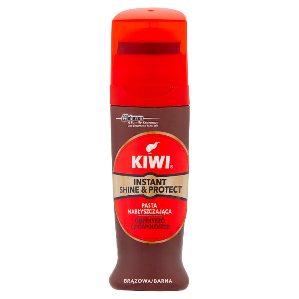 Kiwi Instant Shine &amp; Protect Pasta nabłyszczająca brązowa 75 ml