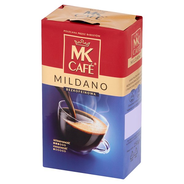 MK Café Mildano Kawa palona mielona bezkofeinowa 250 g