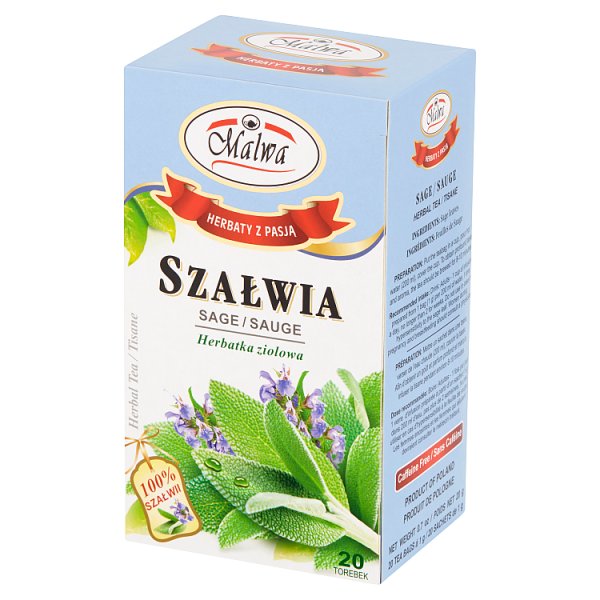 Malwa Herbatka ziołowa szałwia 20 g (20 x 1 g)