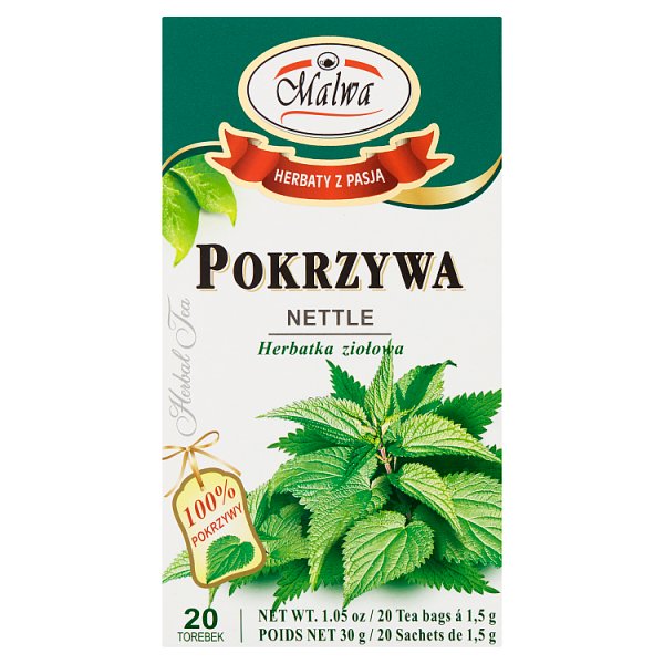 Malwa Herbatka ziołowa pokrzywa 30 g (20 x 1,5 g)