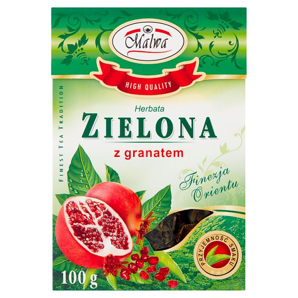 Malwa Herbata zielona z granatem 100 g