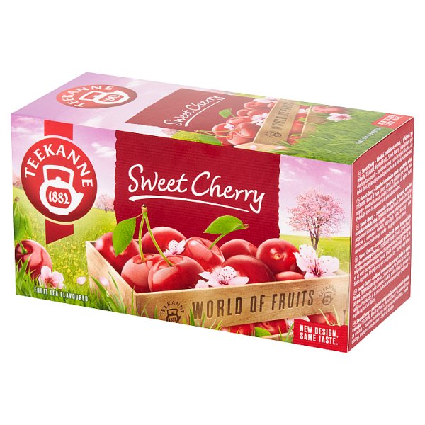 Teekanne World of Fruits Sweet Cherry Aromatyzowana mieszanka herbatek owocowych 50 g (20 x 2,5 g)