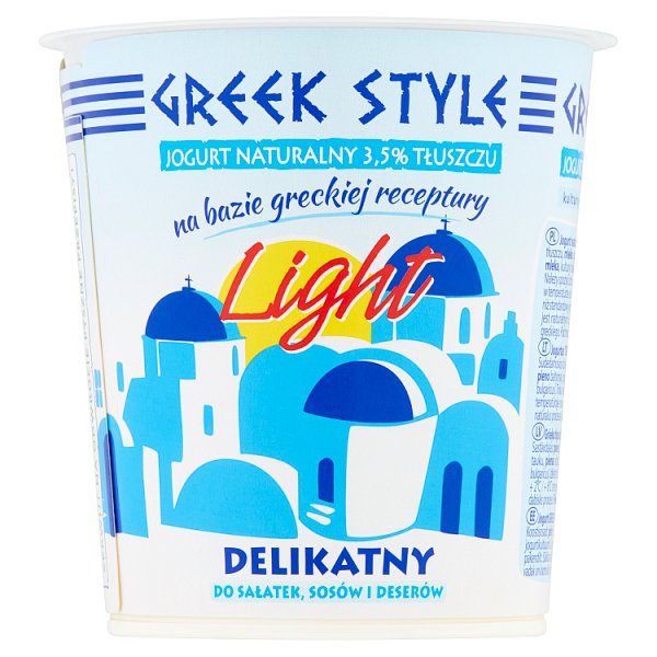 Greek Style Jogurt naturalny 3,5% tłuszczu 340 g