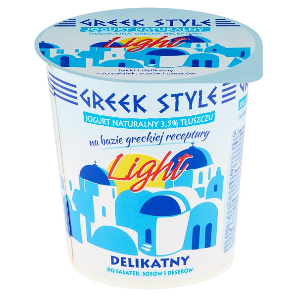 Greek Style Jogurt naturalny 3,5% tłuszczu 340 g