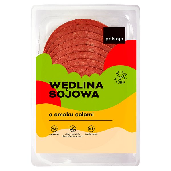 Polsoja Wędlina sojowa o smaku salami 100 g
