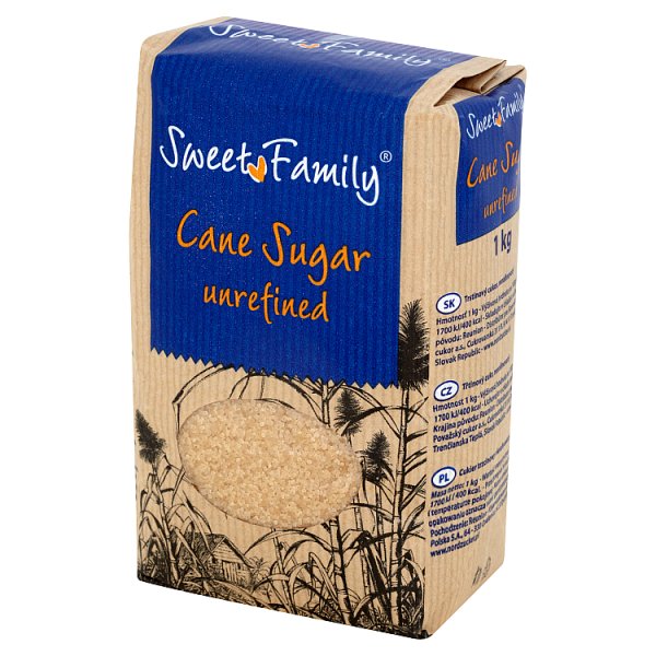 Sweet Family Cukier trzcinowy nierafinowany 1 kg