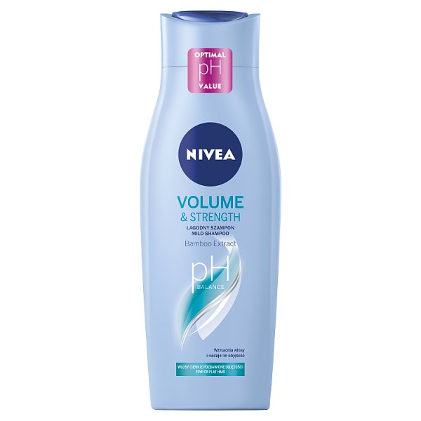 NIVEA Volume &amp; Strength Łagodny szampon do włosów 400 ml