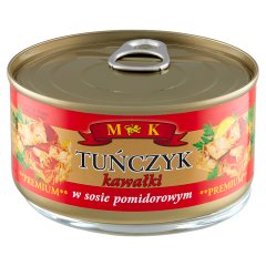 MK Tuńczyk kawałki w sosie pomidorowym 170 g