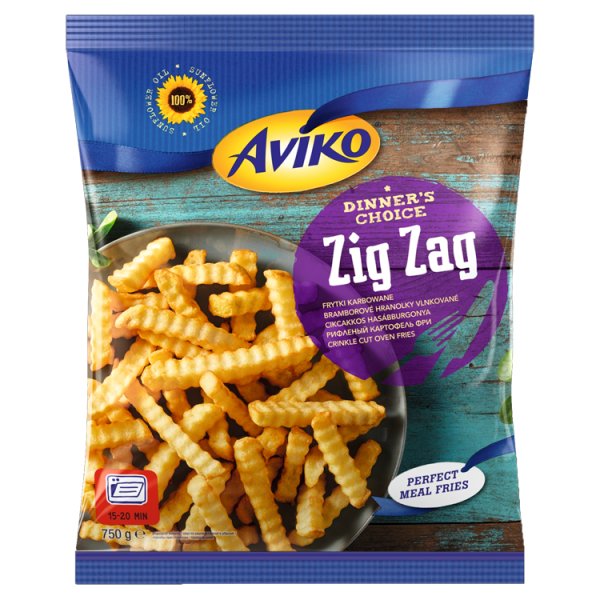 Aviko Zig Zag Frytki karbowane 750 g