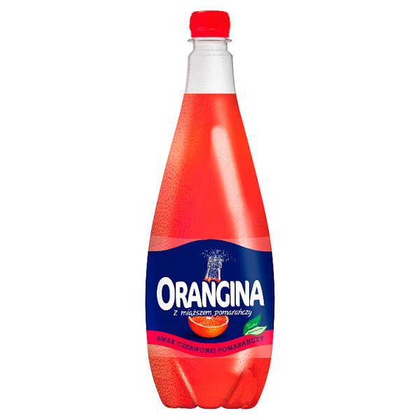 Orangina Napój gazowany smak czerwonej pomarańczy 1,4 l