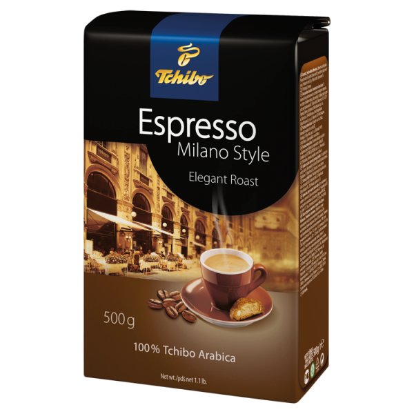 Tchibo Espresso Milano Style Elegant Roast Kawa palona ziarnista 500 g