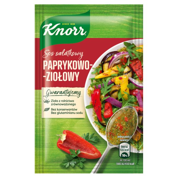Knorr Sos sałatkowy paprykowo-ziołowy 9 g