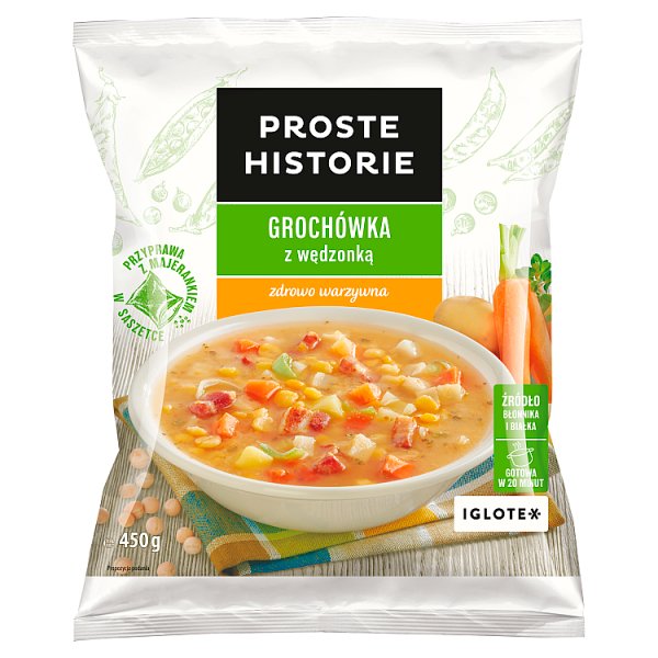 Proste Historie Grochówka z wędzonką 450 g