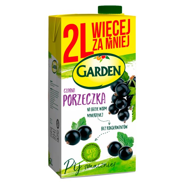 Garden Napój czarna porzeczka 2 l