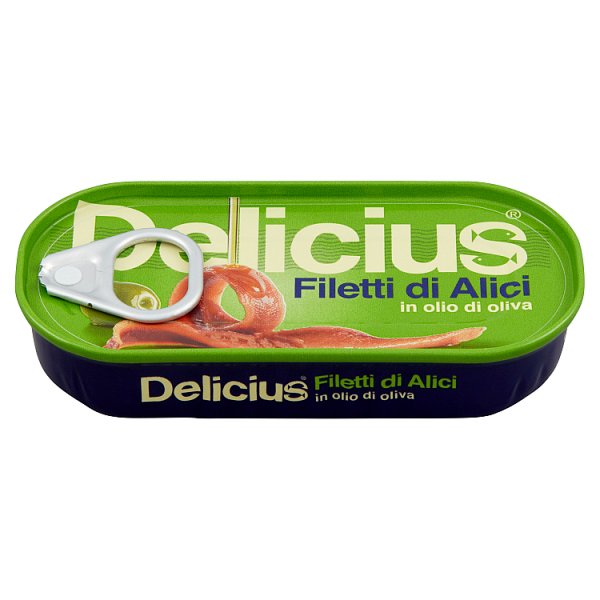 Delicius Filety anchois w oliwie z oliwek 46 g