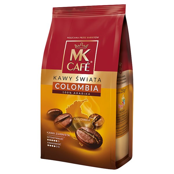 MK Café Kawy Świata Colombia Kawa ziarnista 250 g