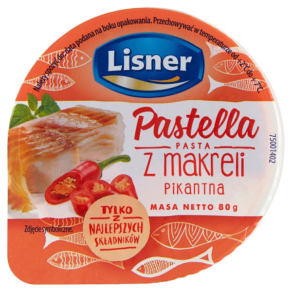 Lisner Pastella Pasta z makreli pikantna 80 g