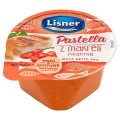 Lisner Pastella Pasta z makreli pikantna 80 g