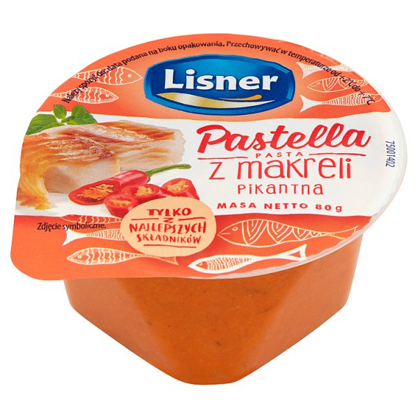 Lisner Pastella Pasta z makreli pikantna 80 g